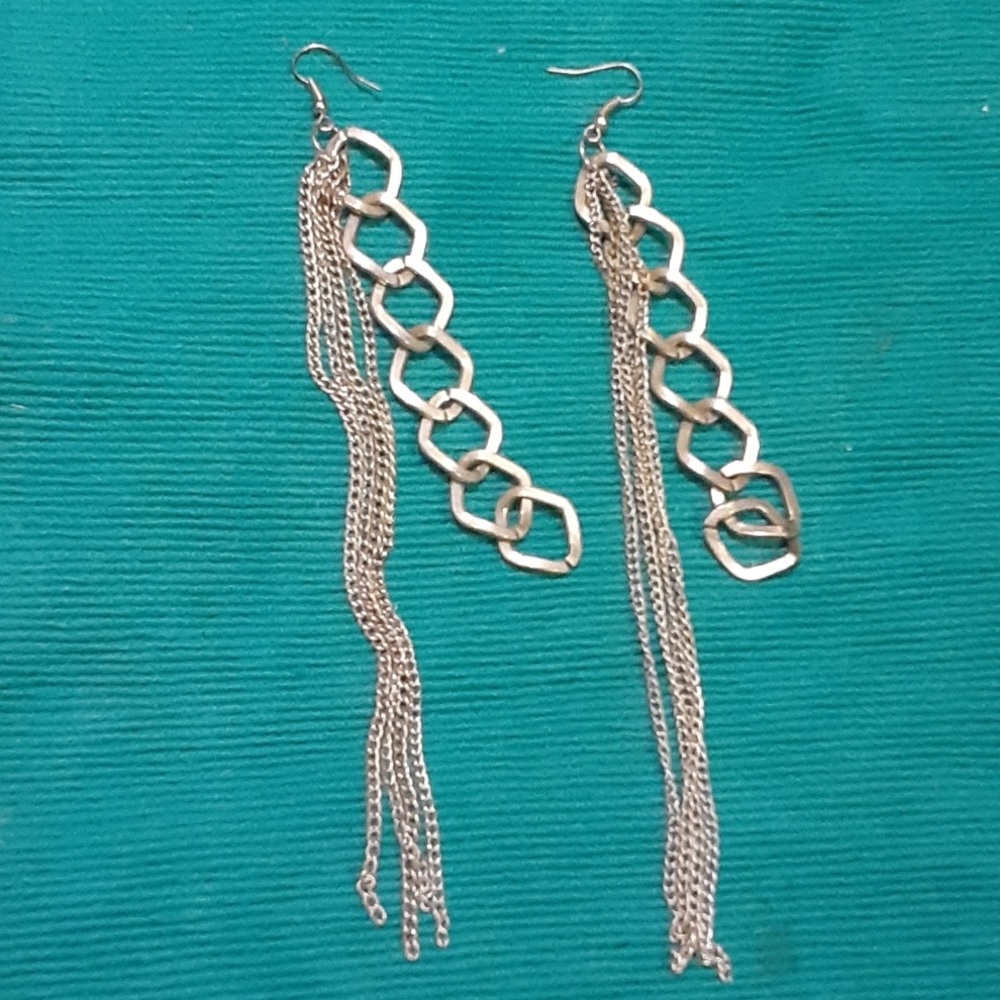 🌹super long chain dangle earrings